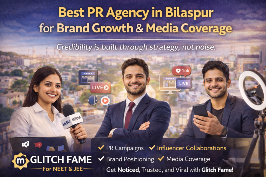 PR Agency in Bilaspur helping brands with media coverage and influencer marketing