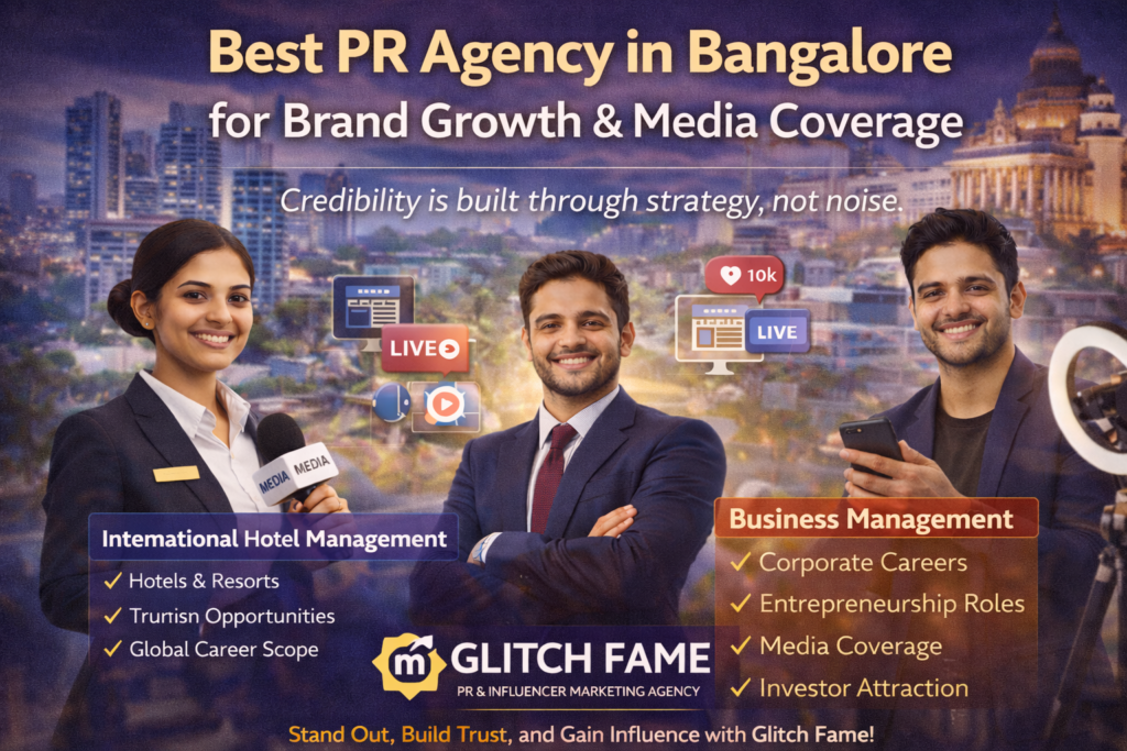 PR Agency in Bangalore helping startups with media coverage and influencer marketing