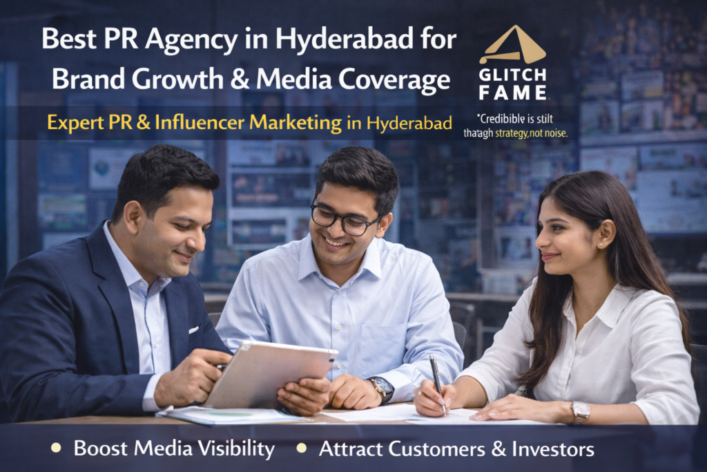 PR Agency in Hyderabad helping startups with media coverage and influencer marketing