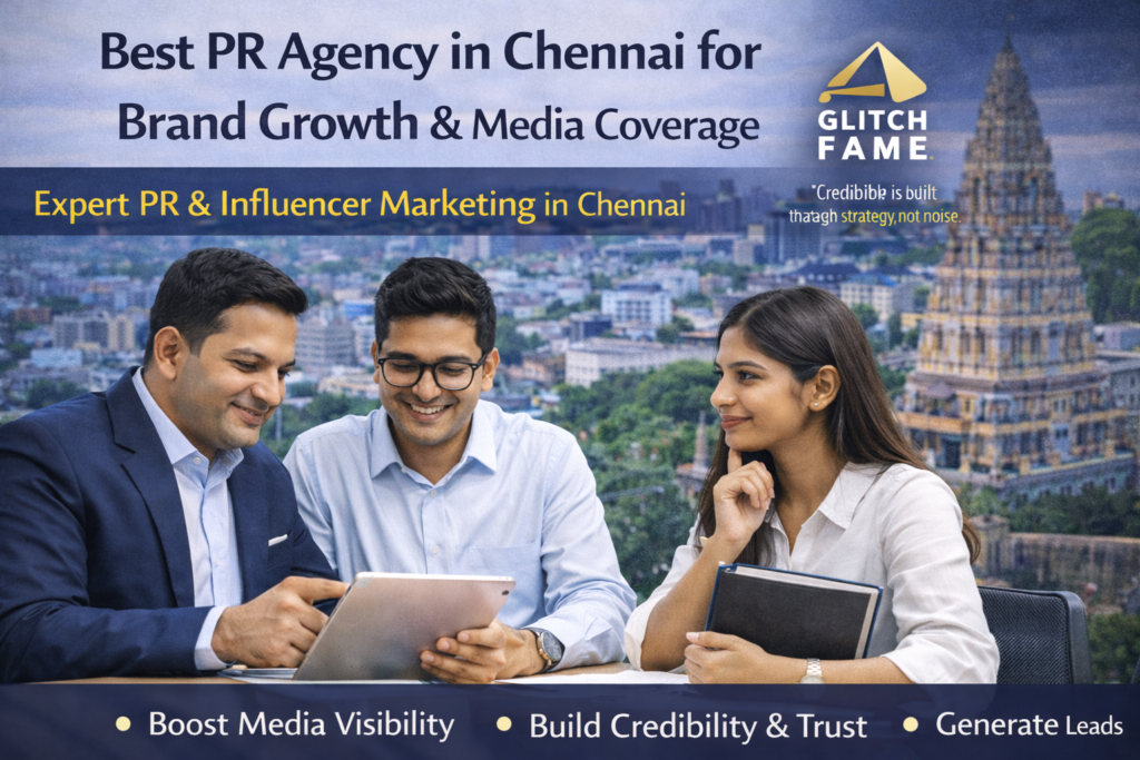 PR Agency in Chennai helping brands with media coverage and influencer marketing