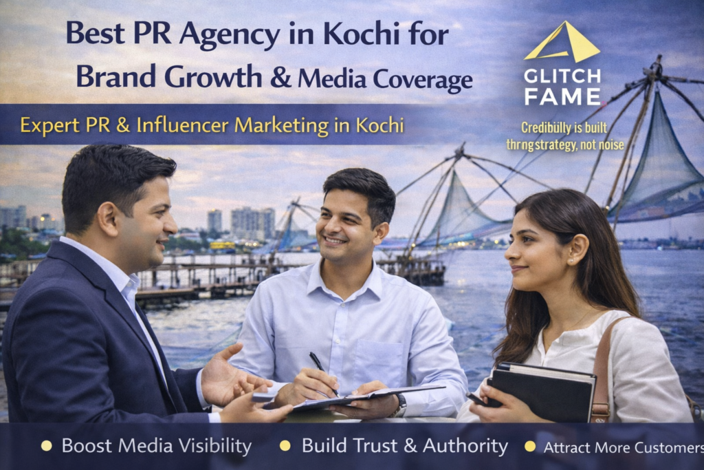 PR Agency in Kochi helping tourism and local brands with media coverage and influencer marketing