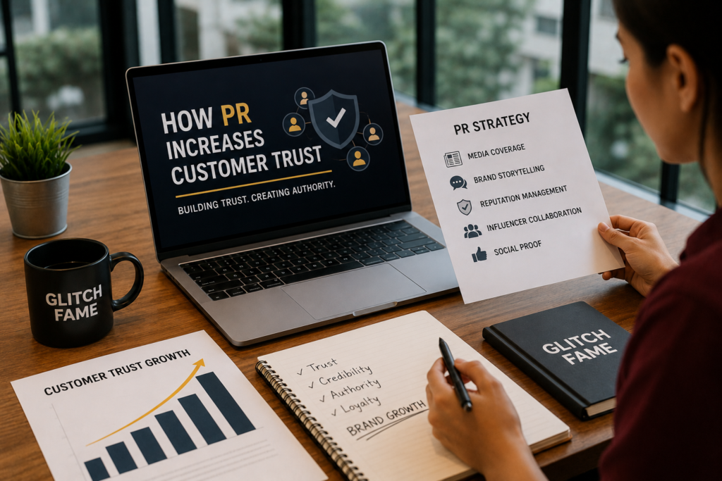 How PR increases customer trust through media coverage and brand credibility