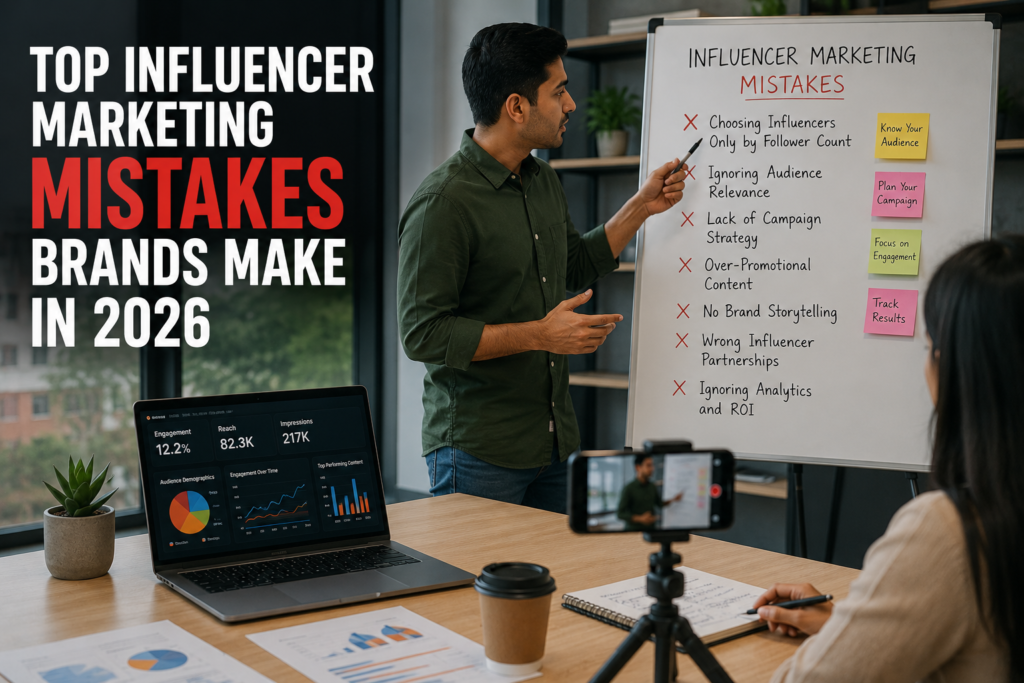 Influencer marketing mistakes brands make that hurt engagement and brand trust
