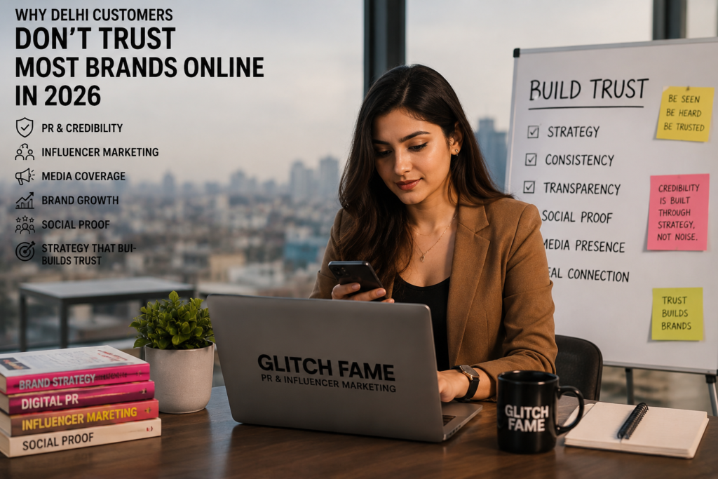 Why Delhi customers don’t trust most brands online due to weak branding and poor visibility