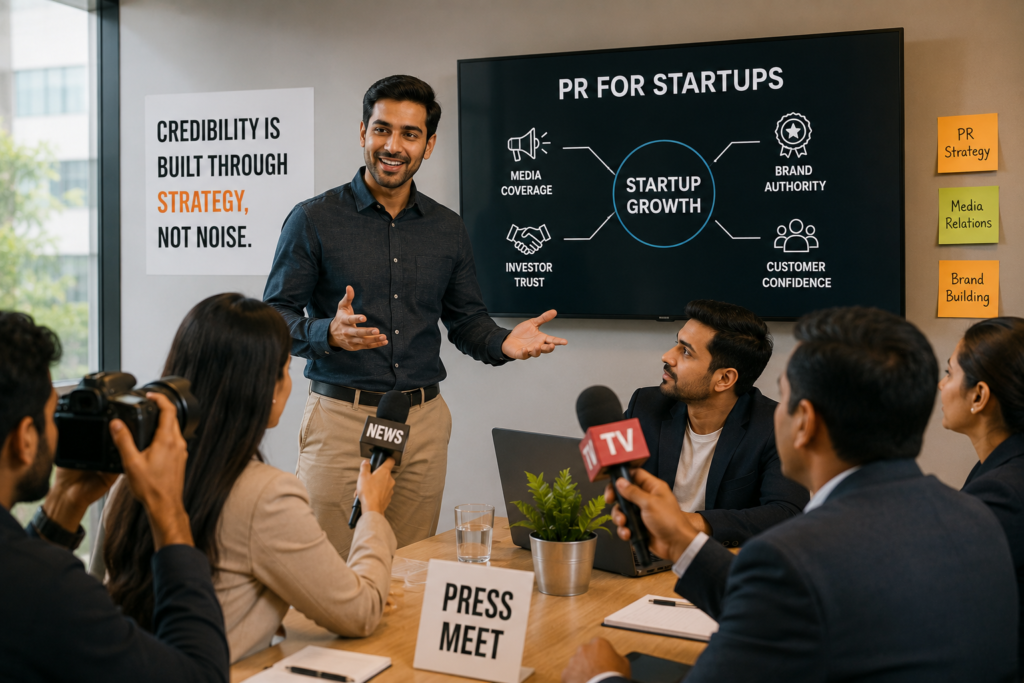PR for startups helping brands gain media coverage and authority